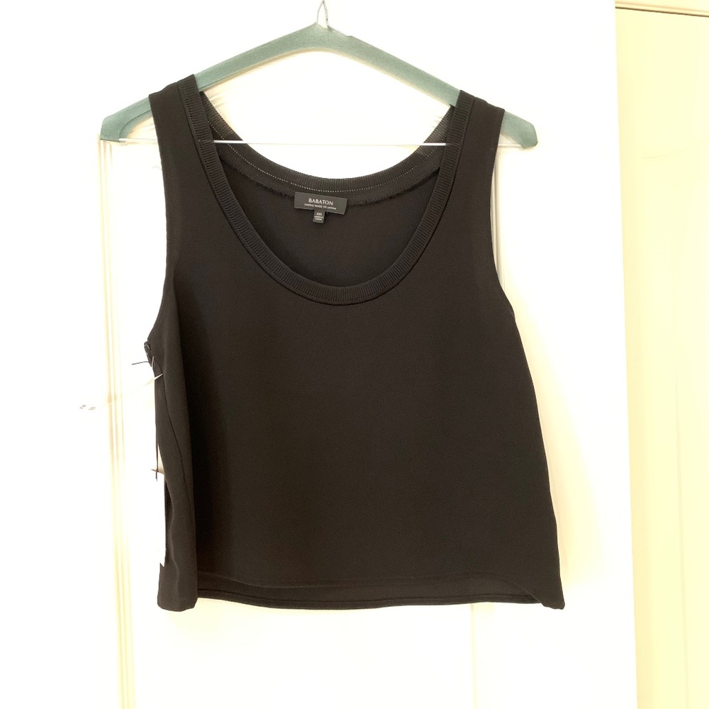 Babaton Sleeveless Black Blouse, size XXS
